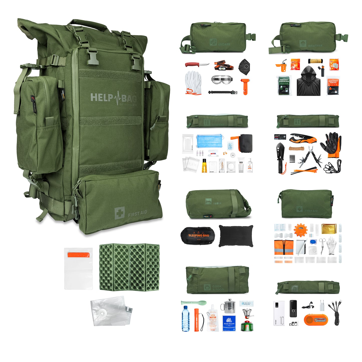 HELP BAG® MAX Olive Green