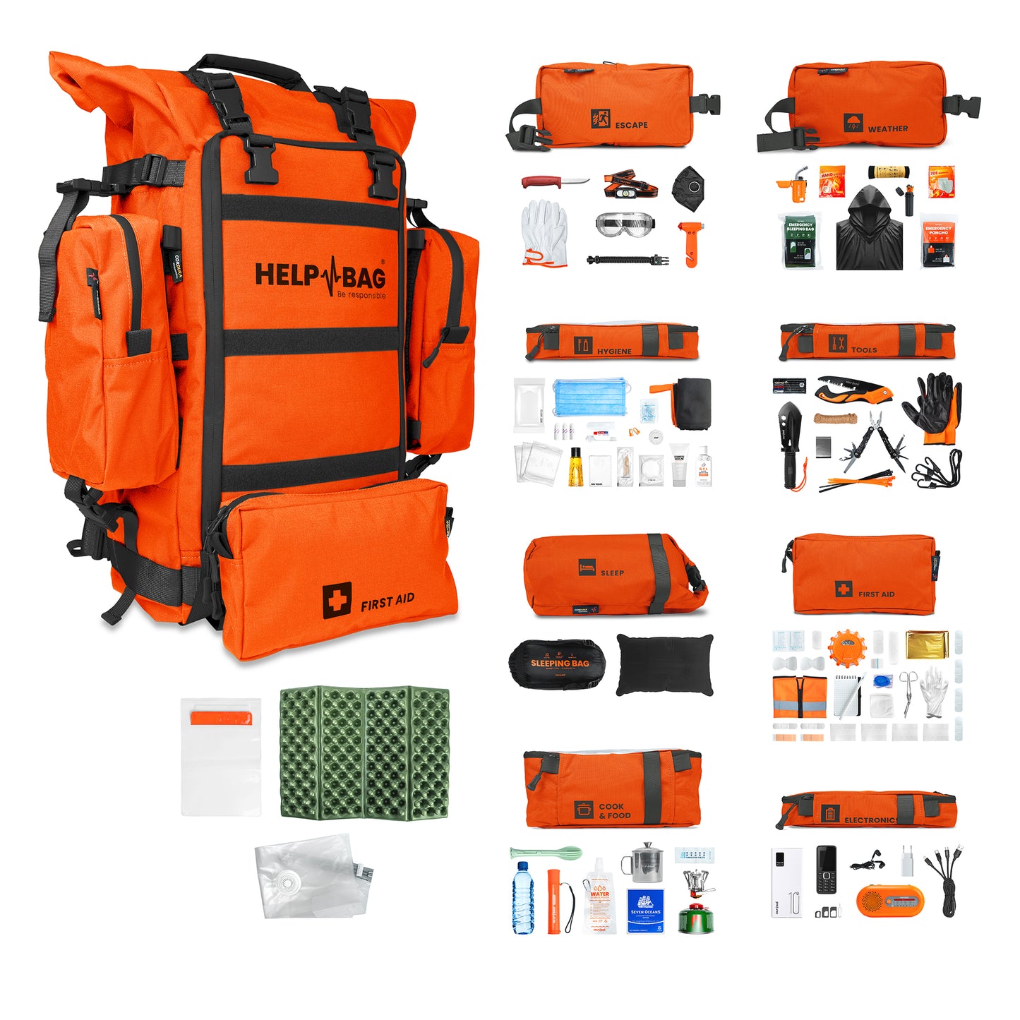HELP BAG® MAX Flame Orange